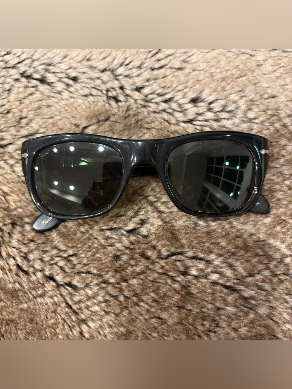 Persol Black Rectangular Women's Sunglasses model 2978s